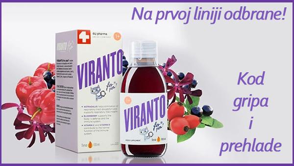 Viranto 1+ sirup i Viranto forte.
Na prvoj linije odbrane kod gripa i prehlade
Viranto i strpljenje prirodno rešenje
Vreme i priroda rade za vas