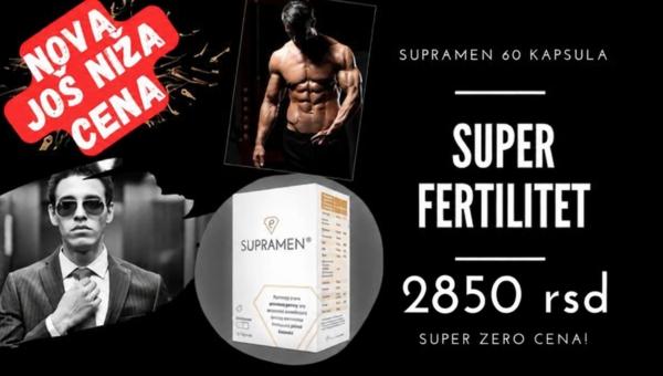 Supramen super cena 2820rsd
Supramen Povećajte svoju plodnost
Super Fertilitet