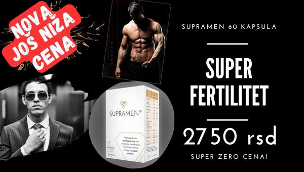 Supramen super cena 2820rsd
Supramen Povećajte svoju plodnost
Super Fertilitet