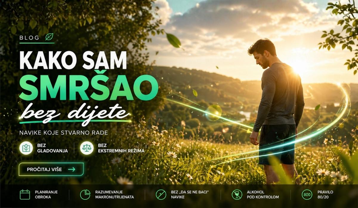 Kako smršati bez dijete: navike koje stvarno rade