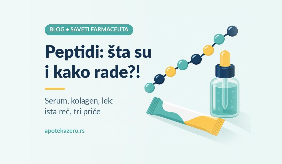 Peptidi: šta su, kako rade i zašto su odjednom svuda?!
