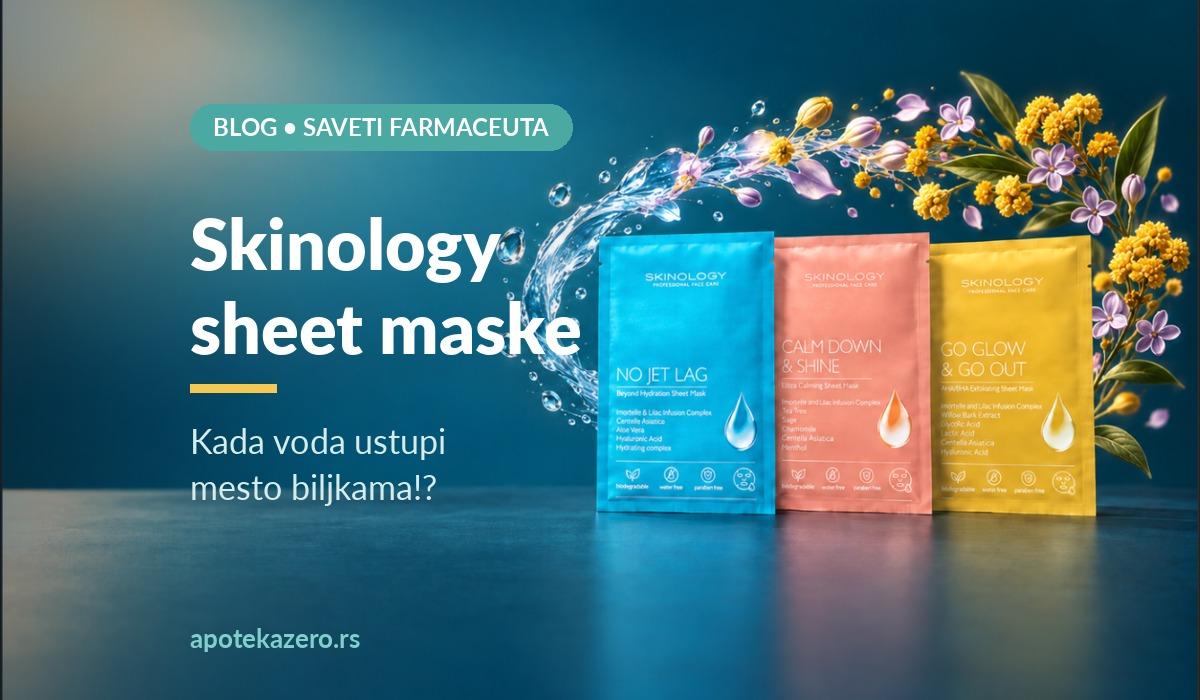 Skinology sheet maske: kada voda ustupi mesto biljkama!?