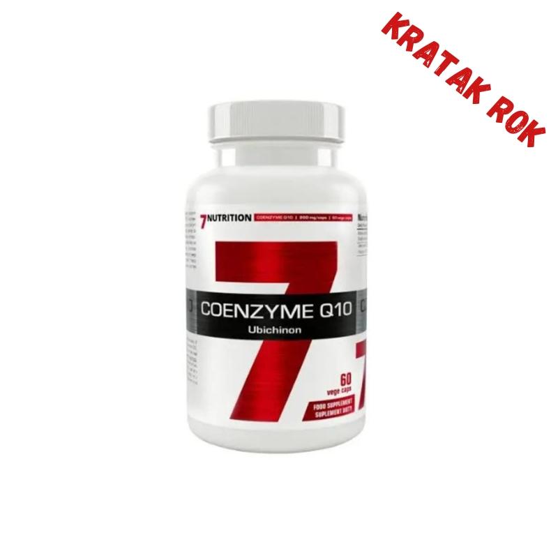 7NUTRITION COENZYME Q10 200MG 60 kapsula - Kratak Rok