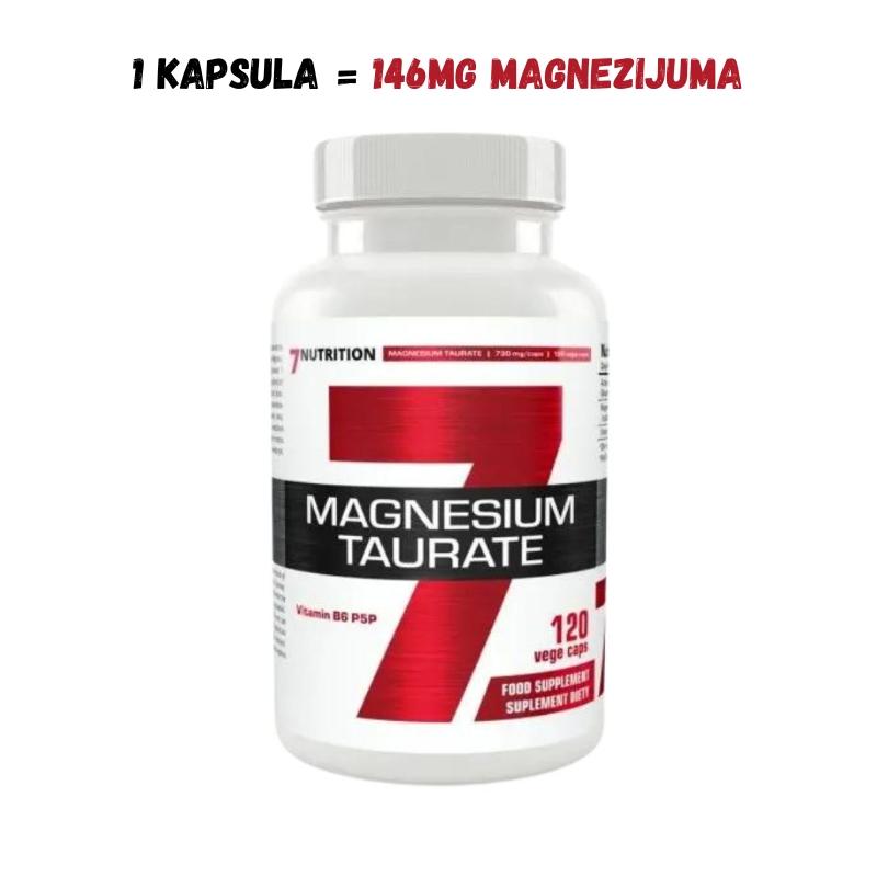 7NUTRITION MAGNESIUM Taurate 120 kapsula