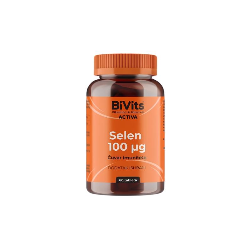 BiVits ACTIVA Selen 100mcg 60 tableta