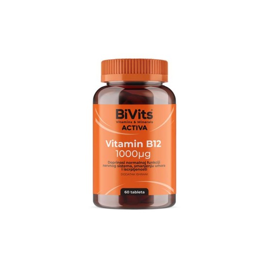BiVits ACTIVA Vitamin B12 1000mcg 60 tableta