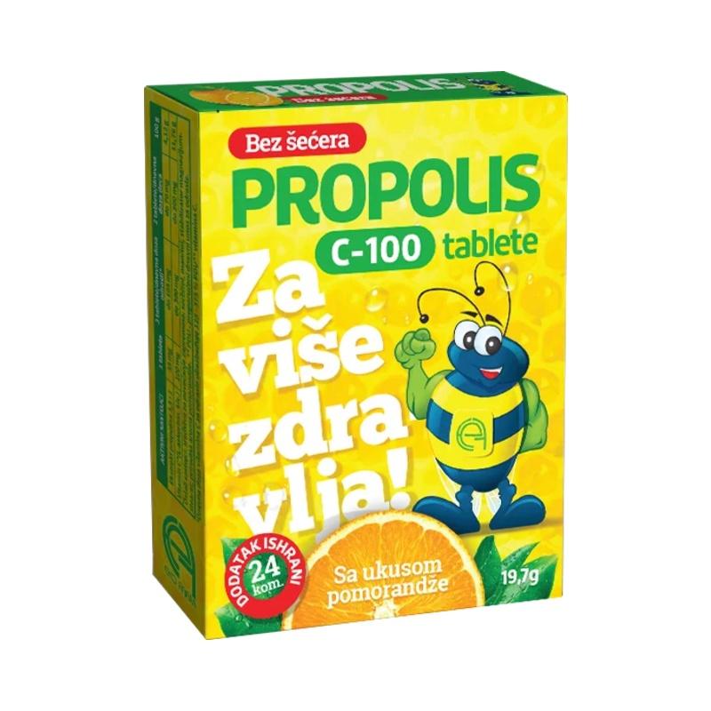 Eko Farm Propolis C-100 bez šećera 24 tablete