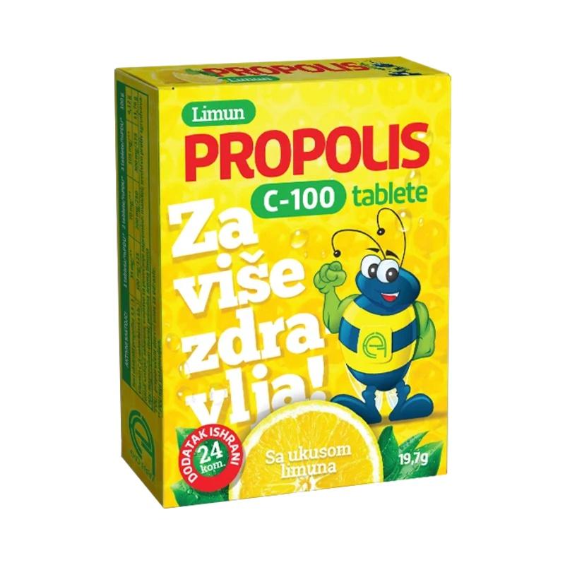 Eko Farm Propolis C-100 Limun 24 tablete