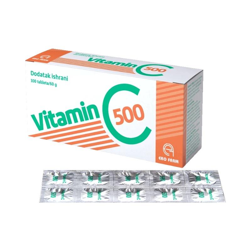 Eko Farm Vitamin C-500 100 tableta