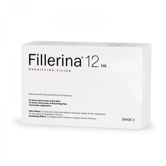 Fillerina 12HA - Densifying filler - Intenzivni filler tretman- Grade 3