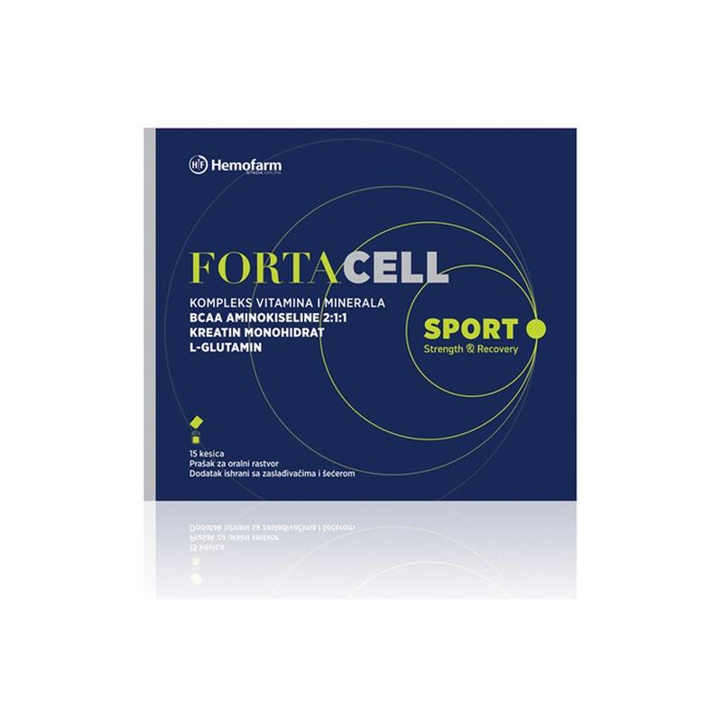 Fortacell Sport Strength and Recovery 15 kesica