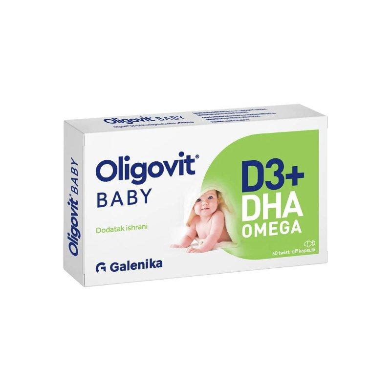 Galenika Oligovit D3+DHA Omega 30 kapsula