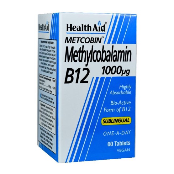 HealthAid Metcobin Methylcobalamin 60 tableta