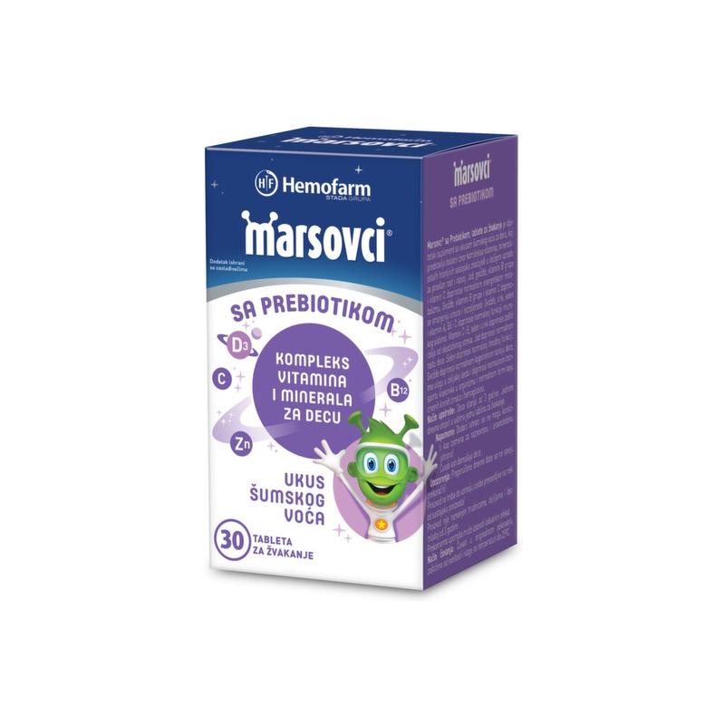 Marsovci sa prebiotikom 30 tableta za žvakanje