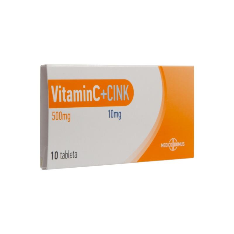 Medico Domus Vitamin C + Cink 10 tableta