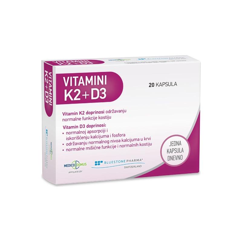 Medico Domus Vitamin K2 + D3 20 kapsula