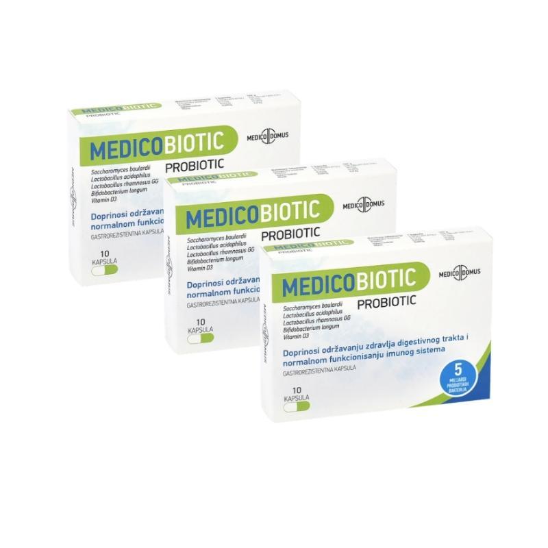 Medicobiotic probiotik 10 kapsula - 3 KOMADA