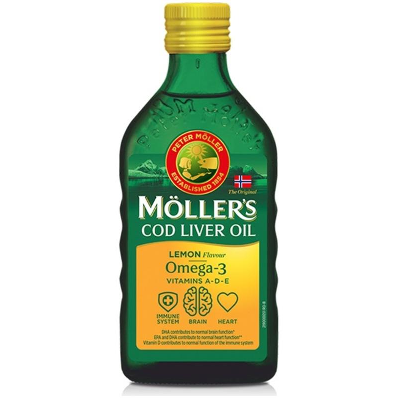 Möller's Omega-3 ulje jetre bakalara ukus limuna 250ml