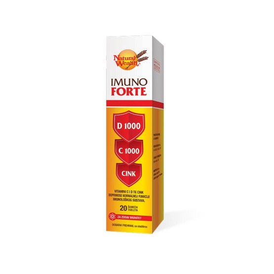 Natural Wealth Imuno Forte 20 šumećih tableta