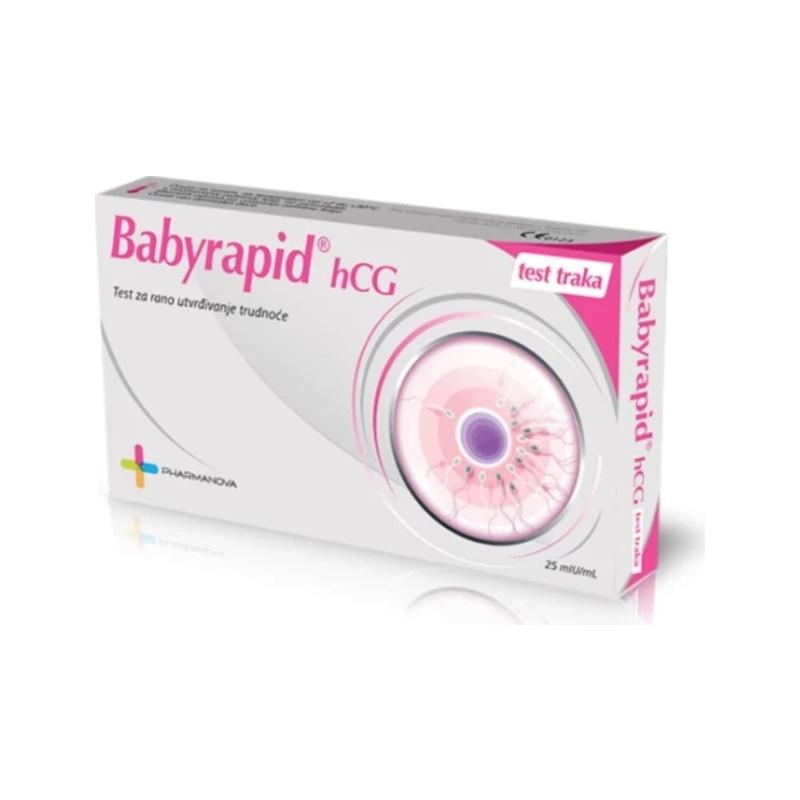 Pharmanova Babyrapid hCG test traka 1 test