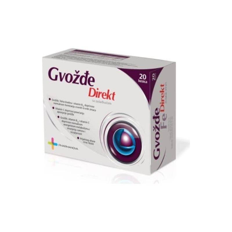 Pharmanova Gvožđe Direkt 20 kesica