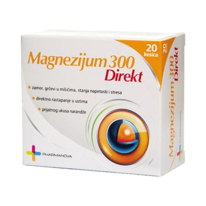 Pharmanova Magnezijum 300 Direkt 20 kesica