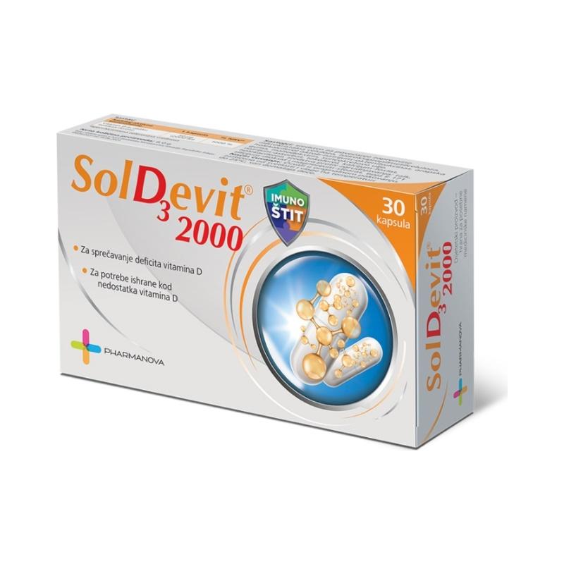 Pharmanova SolD3evit 2000 IU 30 kapsula