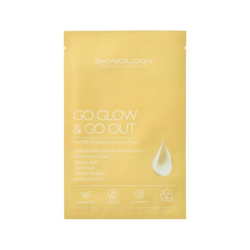 Skinology Go Glow & Go Out sheet maska 1 kom