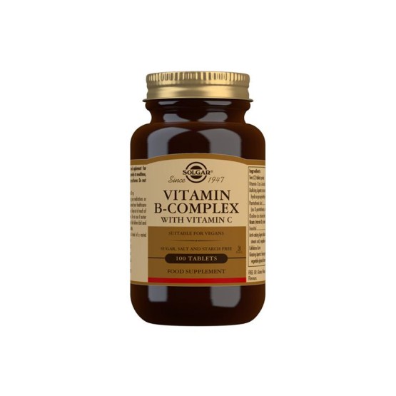 Solgar B-kompleks s vitaminom C 100 tableta