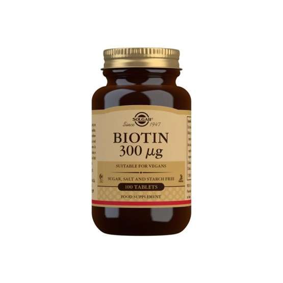 Solgar Biotin 300 mcg 100 tableta
