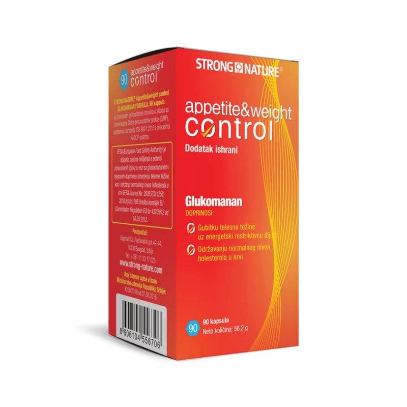 Strong Nature Appetite & weight control Glukomanan formula 625 mg 90 kapsula
