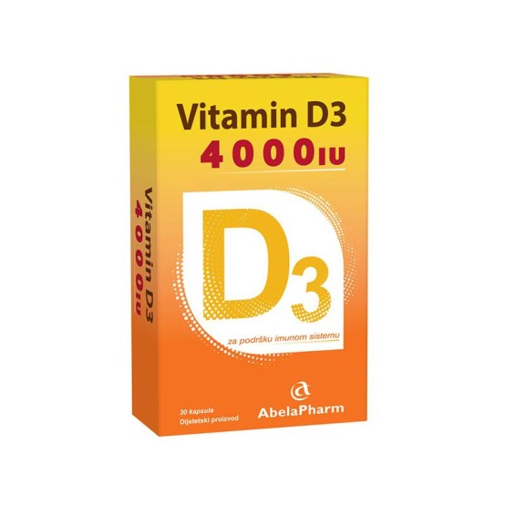 Vitamin D3 4000 IU 30 kapsula
